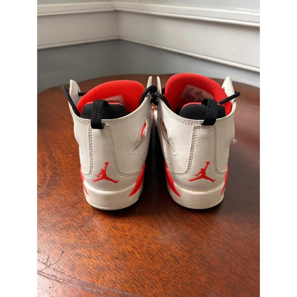 Jordan 6-17-23 White Infrared Black Kids Basketball Shoes DC7330-106